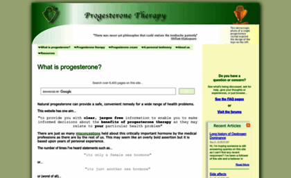 progesteronetherapy.com