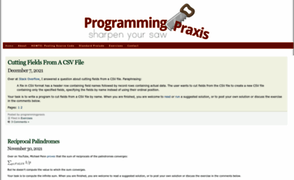 programmingpraxis.com