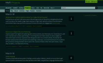 projects.metafilter.com
