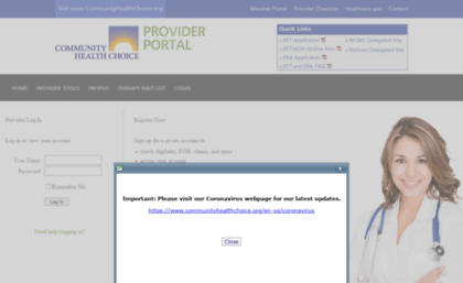 providerportal.communitycares.com