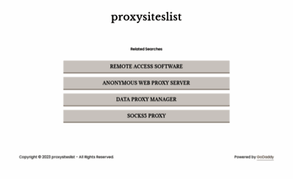 proxysiteslist.net