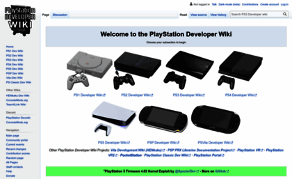 Landing Page - PS3 Developer wiki