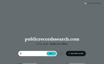publicrecordssearch.com