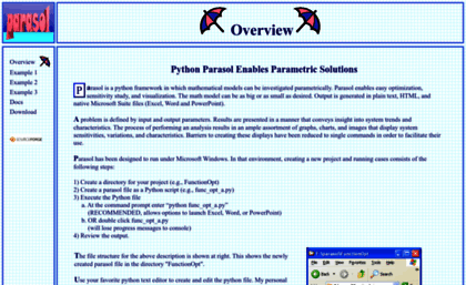 pyparasol.sourceforge.net