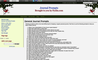 pyxlin-journal-prompts.wikidot.com