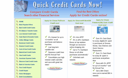 quickcreditcardsnow.com