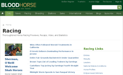 racing.bloodhorse.com