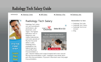 radiologytechsalaryguide.com