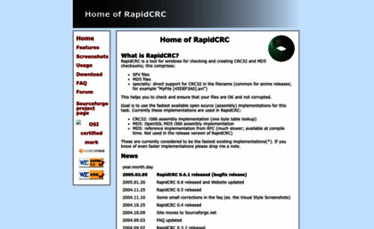 rapidcrc.sourceforge.net