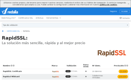 rapidssl.redalia.es
