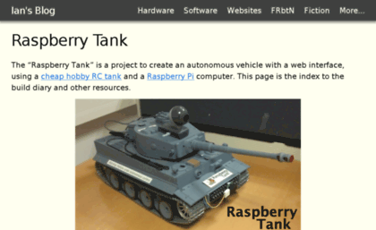 raspberrytank.ianrenton.com