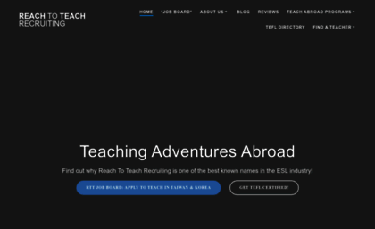 reachtoteachrecruiting.com