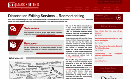 best dissertation editing services