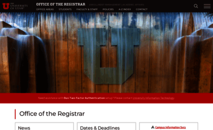 registrar.utah.edu