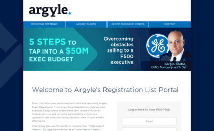 registrationlistportal.argyleforum.com