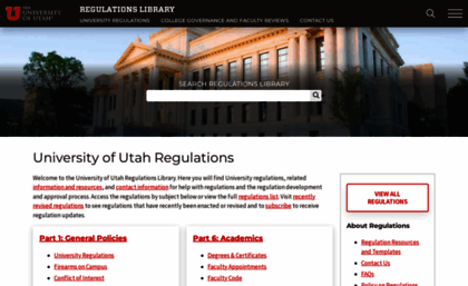 regulations.utah.edu