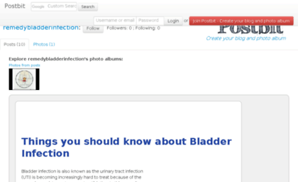remedybladderinfection.postbit.com