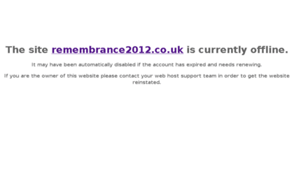 remembrance2012.co.uk