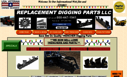 replacementdiggingparts.com