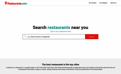 restaurants.com