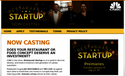 restaurantstartupcasting.com