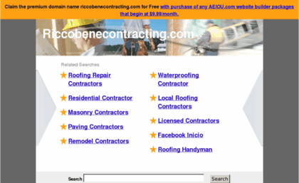 riccobenecontracting.com