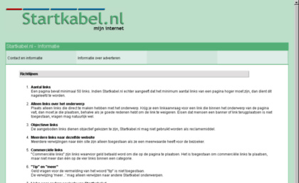 richtlijnen.startkabel.nl