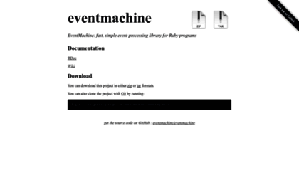 rubyeventmachine.com