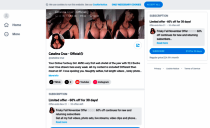 Rymjob.com website. OnlyFans.