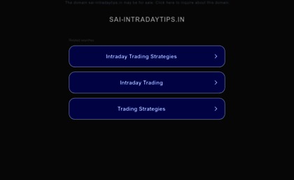 sai-intradaytips.in