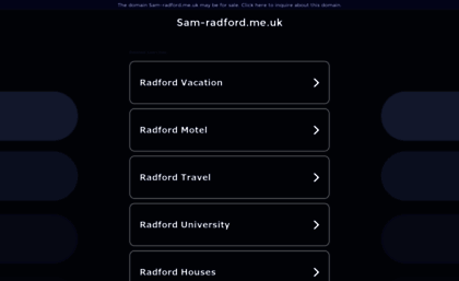 sam-radford.me.uk