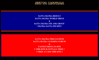 sattamatkabajar.in