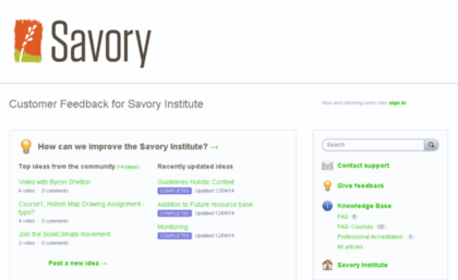 savoryinstitute.uservoice.com