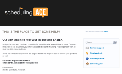 schedulingace.uservoice.com