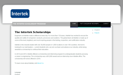 scholarships.intertek.com
