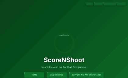 Scorenshoot.vercel.app website. ScoreNShoot - Football News, Live ...