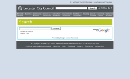 search.leicester.gov.uk