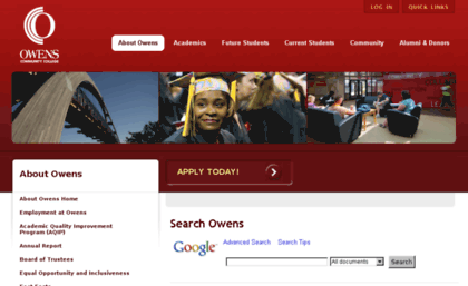 search.owens.edu