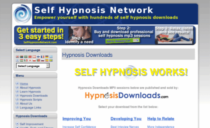 selfhypnosisnetwork.com