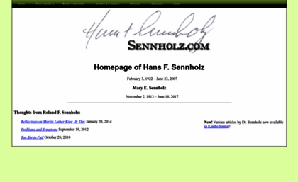 sennholz.com