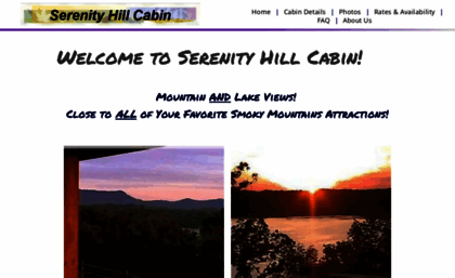 Serenityhillcabin Com Website Mountain And Lake Views Close To