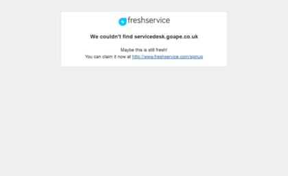 servicedesk.goape.co.uk