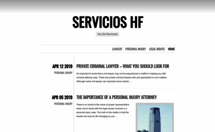 servicioshf.com