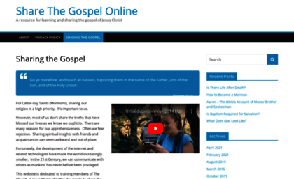 sharethegospelonline.org