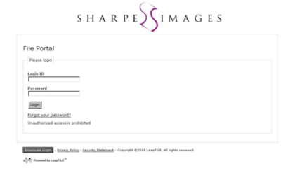 sharpeimages.leapfile.com