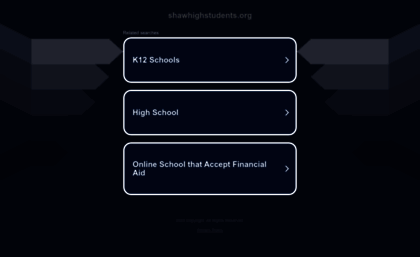 shawhighstudents.org