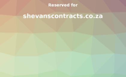 shevanscontracts.co.za