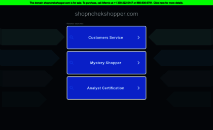 shopnchekshopper.com