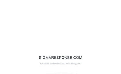 sigmaresponse.com