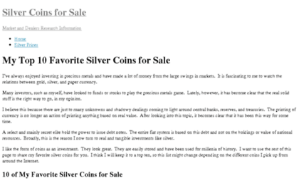 silvercoinsforsale.org